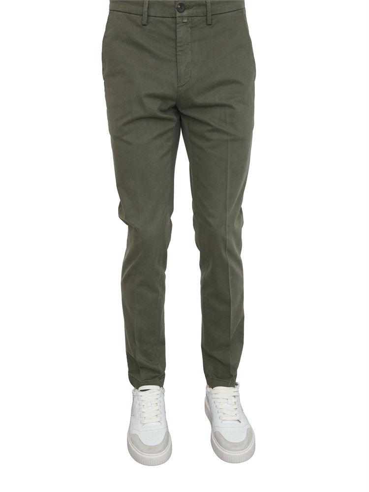 Pantaloni Siviglia uomo in cotone flanellato verde