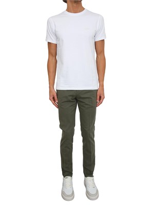 Pantaloni Siviglia uomo in cotone flanellato verde in UOMO