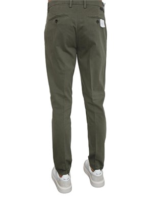 Pantaloni Siviglia uomo in cotone flanellato verde in UOMO