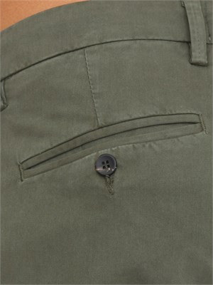 Pantaloni Siviglia uomo in cotone flanellato verde in UOMO