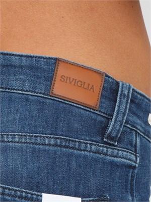 Jeans Siviglia uomo in blu denim in UOMO