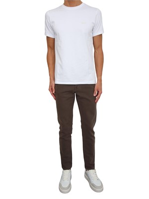 Jeans Siviglia uomo in raso di cotone marrone in UOMO