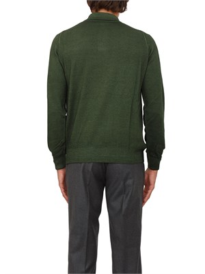 Maglia polo Etro uomo in lana verde in UOMO