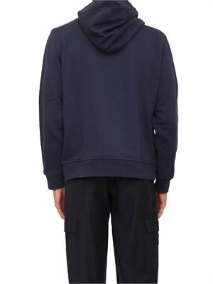 Felpa con cappuccio Etro uomo in misto cotone blu in UOMO
