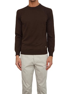 Maglia girocollo Liu Jo uomo in misto cotone e seta blu in UOMO