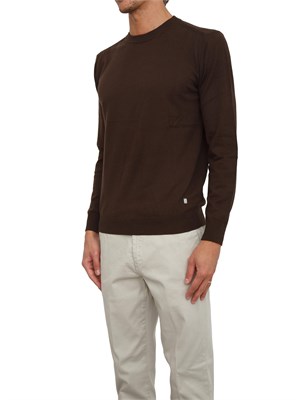 Maglia girocollo Liu Jo uomo in misto cotone e seta blu in UOMO