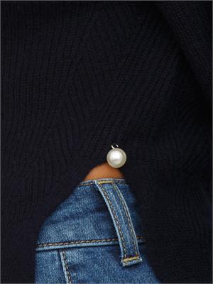 Maglia Liu Jo donna in lana e cashmere blu in DONNA