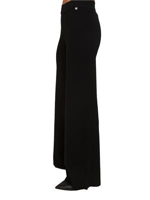 Pantaloni neri Liu Jo donna in maglia di misto viscosa in DONNA