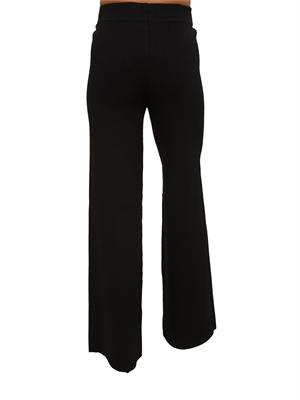 Pantaloni neri Liu Jo donna in maglia di misto viscosa in DONNA