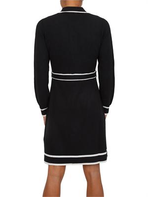 Abito Liu Jo in maglia misto seta nero in DONNA