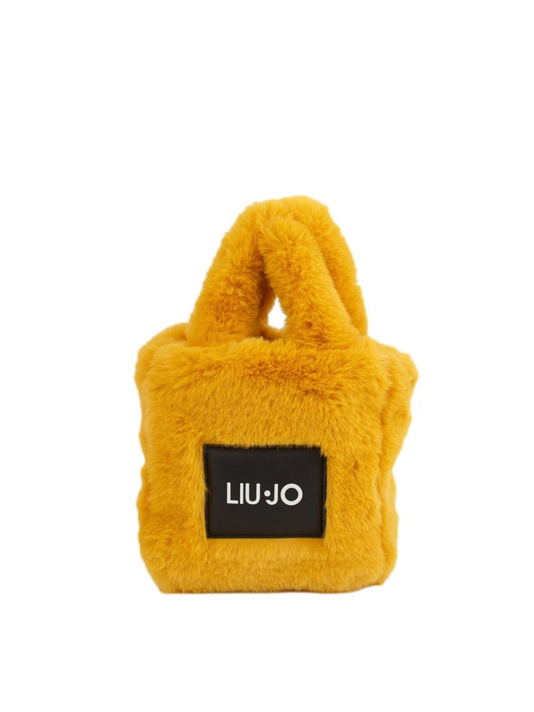 Shopping piccola Liu Jo donna in teddy gialla