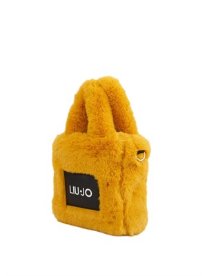 Shopping piccola Liu Jo donna in teddy gialla in DONNA