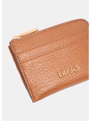 Porta carte Liu Jo in ecopelle marrone in DONNA