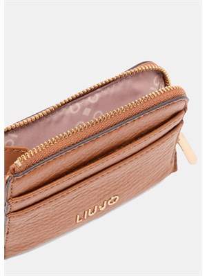 Porta carte Liu Jo in ecopelle marrone in DONNA