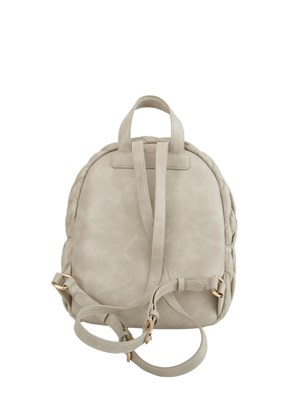 Zaino Liu Jo donna in ecopelle avorio intrecciata e goffrata in DONNA