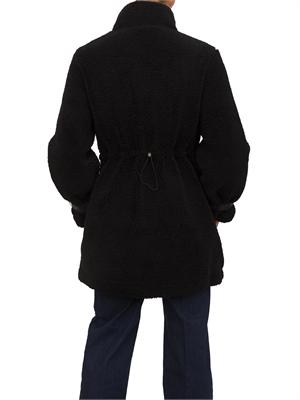 Giaccone reversibile Liu Jo donna in teddy imbottito nero in DONNA