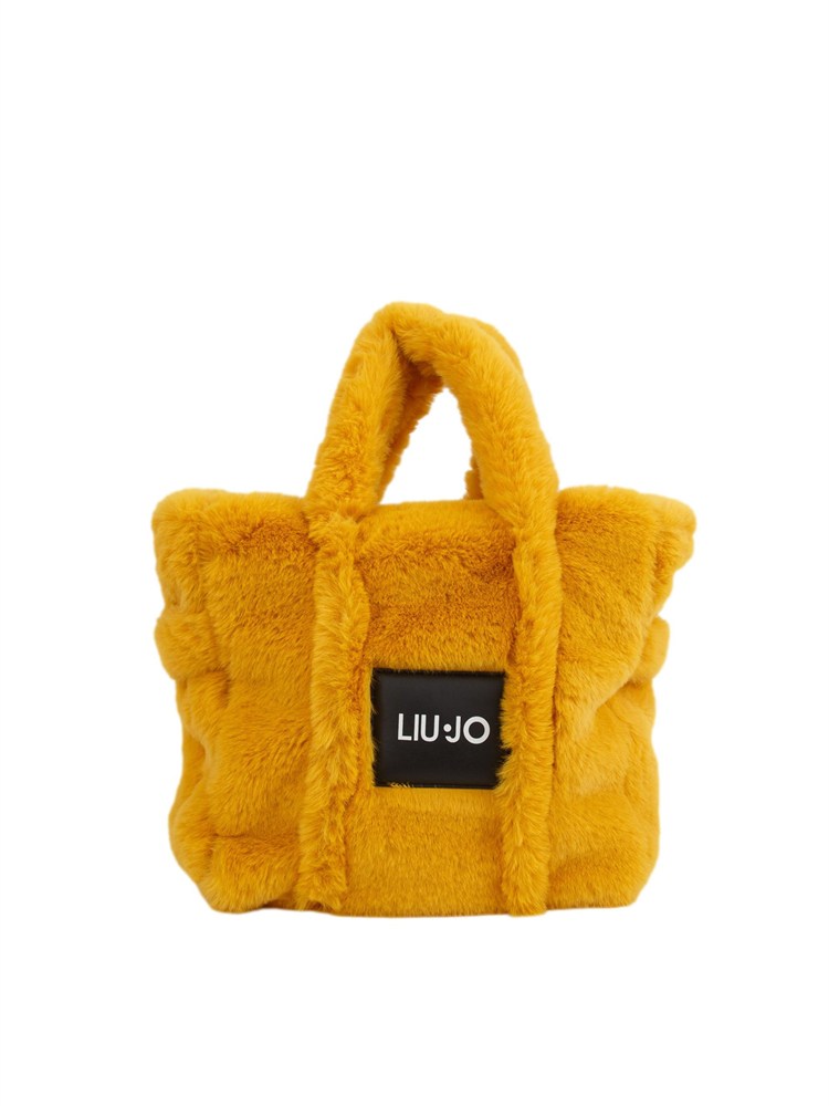 Shopping media Liu Jo donna in teddy giallo con logo
