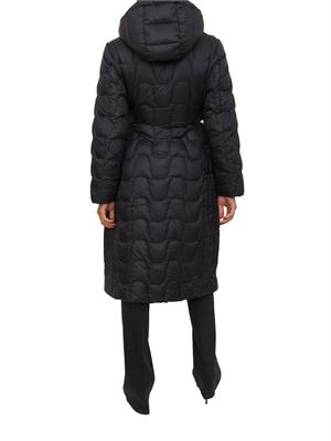 Giubbotto lungo Liu Jo donna in nylon imbottito nero in DONNA