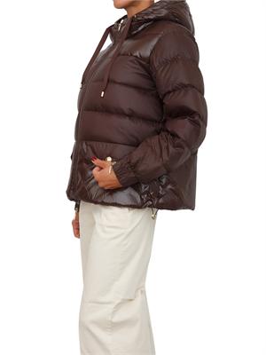 Giubbino Liu Jo donna in nylon imbottito marrone in DONNA