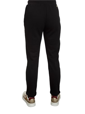 Pantaloni jogging Liu Jo donna in misto cotone nero in DONNA