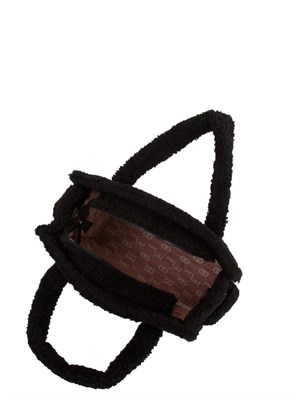 Shopping media Liu Jo donna in teddy nero con logo in DONNA