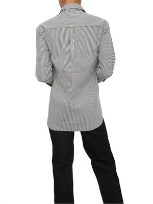 Camicia Liu Jo donna in popeline a righe nere incluso top abbinato in DONNA