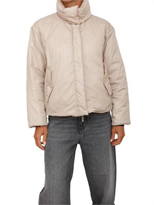 Giubbino giacca reversibile iBlues in tessuto antigoccia beige in DONNA