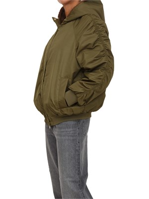 Bomber imbottito iBlues in tessuto antipioggia verde in DONNA