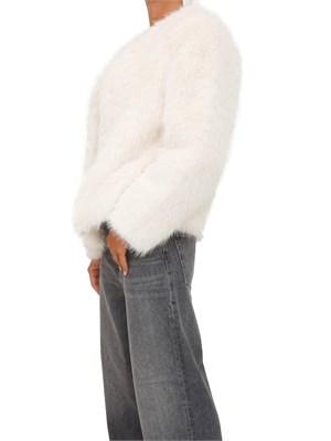Pelliccia iBlues in soffice tessuto bianco in DONNA