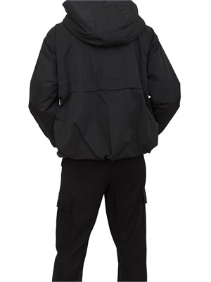 Giaccone Settimo Marella in tessuto nero in DONNA