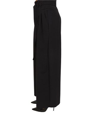 Pantalone Bondeno Emme Marella in tessuto nero in DONNA