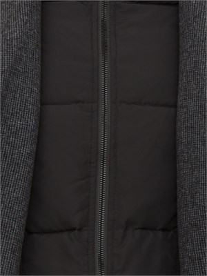 Cappotto Antony Morato in misto viscosa grigia microcheck in UOMO