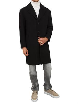 Cappotto Antony Morato in misto lana nero in UOMO