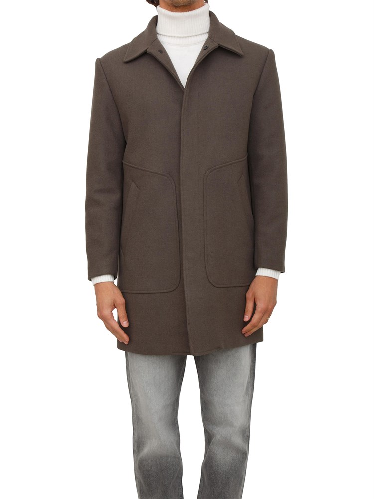 Cappotto Antony Morato in misto lana grigio