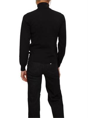 Maglia collo alto Liu Jo donna in misto viscosa a righe bianco nere in DONNA