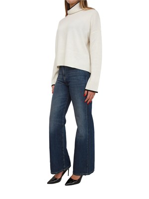 Jeans wide leg Pinko in denim soft stone wash in DONNA