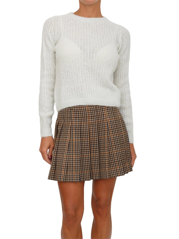 Maglia Liu Jo donna in alpaca e lana panna con lurex