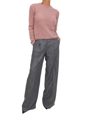 Maglia Liu Jo donna in alpaca e lana rosa con lurex in DONNA