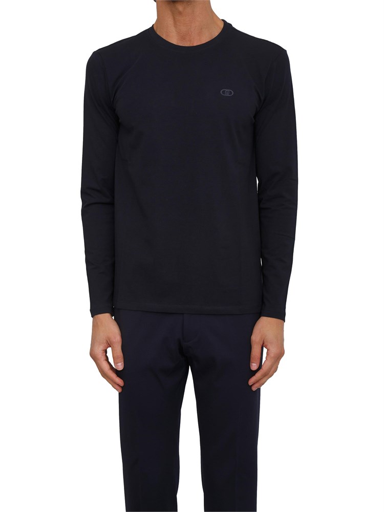 T-shirt girocollo Liu Jo in misto cotone blu