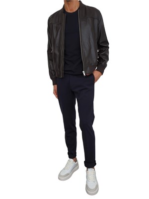 T-shirt girocollo Liu Jo in misto cotone blu in UOMO