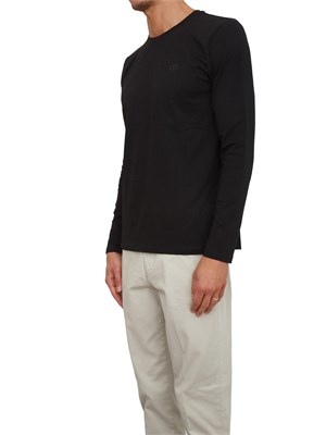 T-shirt girocollo Liu Jo in misto cotone nero in UOMO