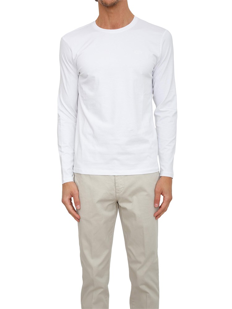 T-shirt girocollo Liu Jo in misto cotone bianco