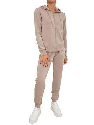 Felpa Guess Jeans donna in scuba beige in DONNA