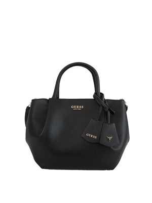 Borsa Amorette Guess Jeans in ecopelle nera in DONNA