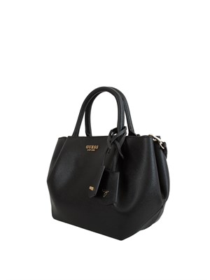 Borsa Amorette Guess Jeans in ecopelle nera in DONNA