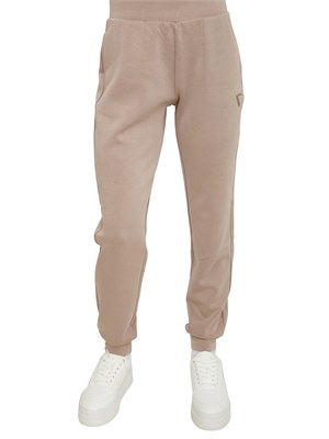 Pantaloni jogging Guess Jeans donna in scuba beige in DONNA