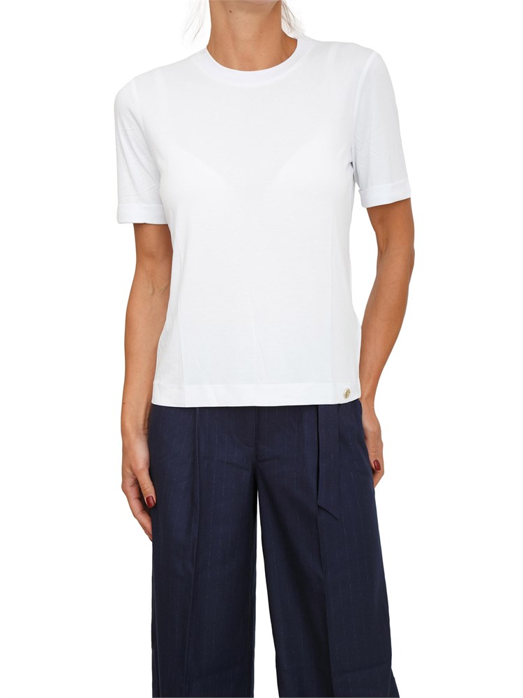 T-shirt Guess Jeans donna in cotone bianco