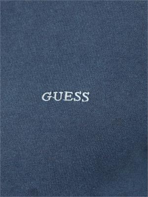Maglia Guess Jeans in misto seta/lana blu in UOMO