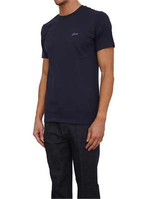 T-shirt Guess Jeans uomo in cotone blu in UOMO