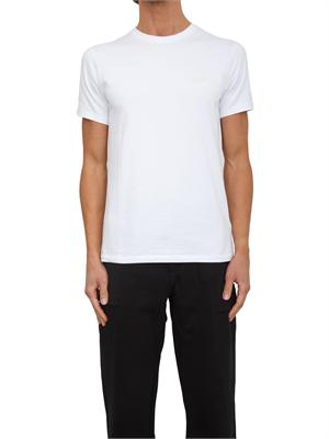 T-shirt Guess Jeans uomo in cotone bianco in UOMO